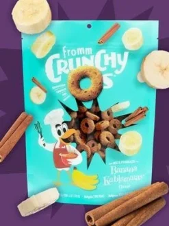 Fromm Crunchy O's Dog Banana Kablammas Flavor Dog Treats