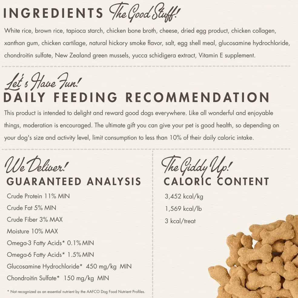 Fromm Nutritionals Functional Dog Treats, 6-oz