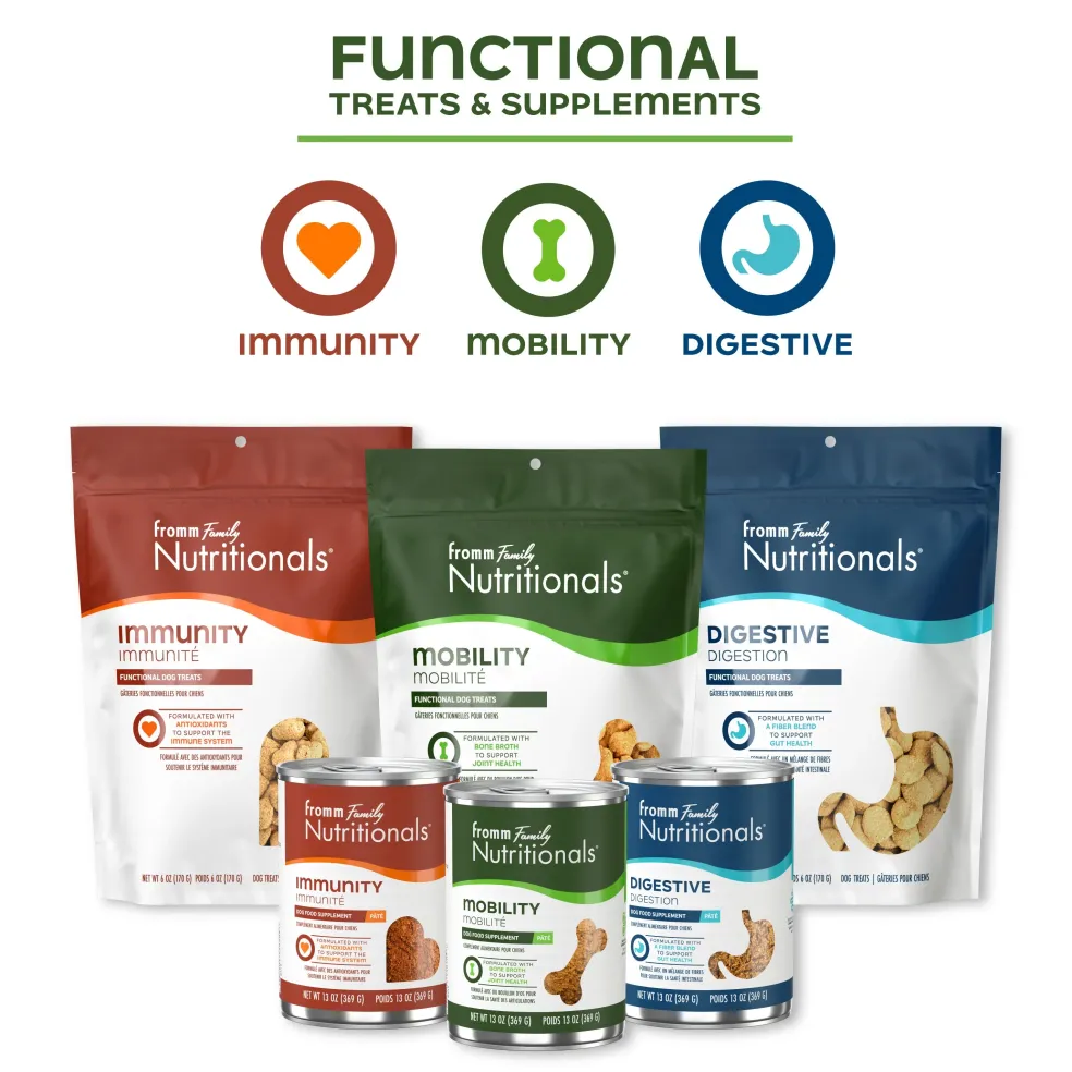 Fromm Nutritionals Functional Dog Treats, 6-oz