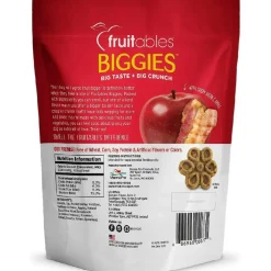 Fruitables BIGGIES Crispy Bacon & Apple Dog Treats (16 oz)