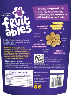 Fruitables Dog Treats Pumpkin & Banana Flavor (7 oz)