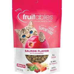 Fruitables Limited Ingredient Salmon with Cranberry Crunchy Treats For Cats