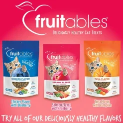 Fruitables Limited Ingredient Salmon with Cranberry Crunchy Treats For Cats