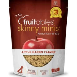 Fruitables Skinny Minis Apple Bacon Chewy Dog Treats (5 oz)