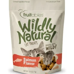 Fruitables Wildly Natural Cat Treats Salmon Flavor (2.5 oz)