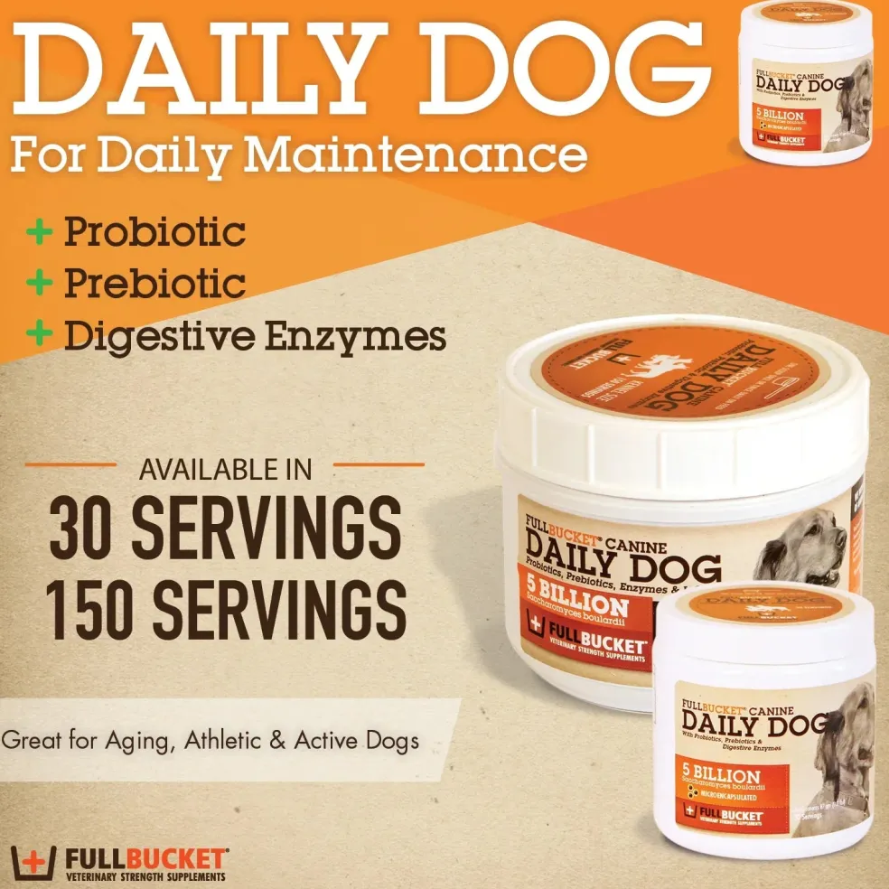 Fullbucket Canine Daily Dog Powder (87g, 30 servings)
