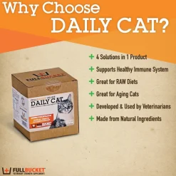 Fullbucket Daily Cat Probiotic Powder (87g, 30 servings)