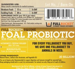 Fullbucket Foal Probiotic Paste (10 tube)