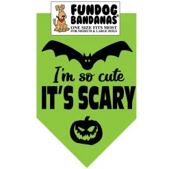 FunDog Bandanas Halloween for Dogs & Cats, Color Varies