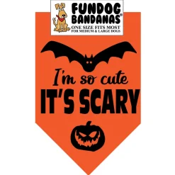FunDog Bandanas Halloween for Dogs & Cats, Color Varies