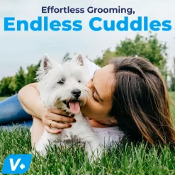 Furbliss Two-Sided Multi-Functional Brush for Pets with Long Hair