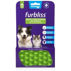 Furbliss Two-Sided Multi-Functional Brush for Pets with Long Hair