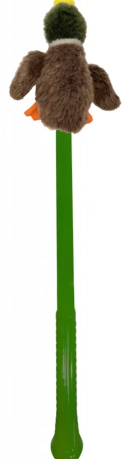 Furry Flingerz on Stick Duck Dog Toy