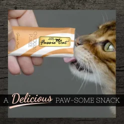 Fussie Cat Chicken Puree Lickable Cat Treats, 0.5-oz x 4-tubes