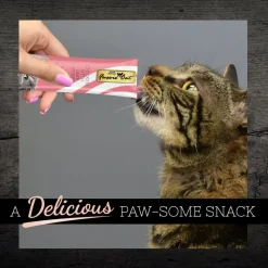 Fussie Cat Chicken with Beef Puree Lickable Cat Treats, 0.5-oz x 4-tubes