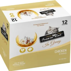 Fussie Cat Premium Chicken in Gravy Wet Cat Food, 2.47-oz