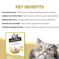 Fussie Cat Premium Chicken in Gravy Wet Cat Food, 2.47-oz