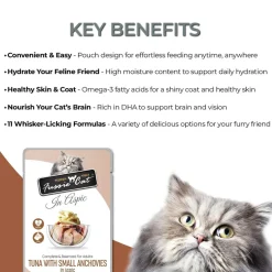 Fussie Cat Premium Chicken with Small Anchovies in Aspic Wet Cat Food, 2.47-oz