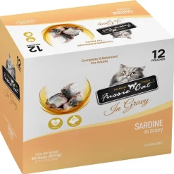 Fussie Cat Premium Sardine in Gravy Wet Cat Food, 2.47-oz