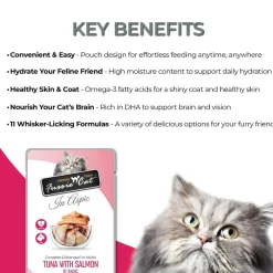 Fussie Cat Premium Tuna with Salmon in Aspic Wet Cat Food, 2.47-oz pouch
