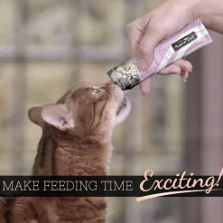 Fussie Cat Tuna with Chicken Puree Lickable Cat Treats, 0.5-oz x 4-tubes