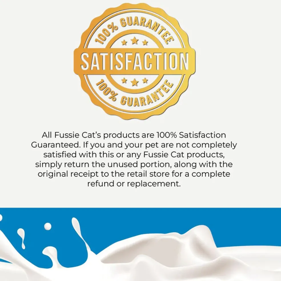 Fussie Cat Tuna with Small Anchovy in Goat Milk Puree Lickable Cat Treats, 0.5-oz x 4-tubes