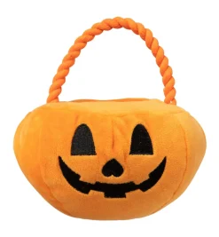Fuzzyard Trick or Treat Pumpkin Basket Plush Toy For Dogs