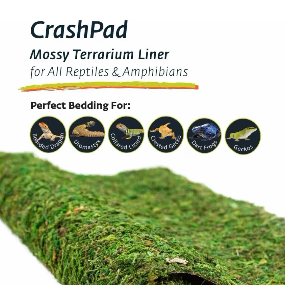 Galapagos CrashPad Mossy Terrarium Bedding Liner (18"x36")
