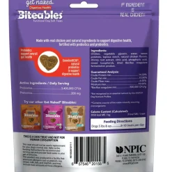 Get Naked Biteables Functional Digestive Health Real Chicken Recipe Dog Treats, 6-oz bag