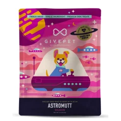 GivePet Astromutt Freeze-Dried Salmon Dog Treats (3 oz)
