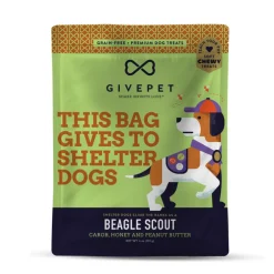 GivePet Beagle Scout Carob, Honey & Vanilla Soft & Chewy Dog Training Treats (6 oz)