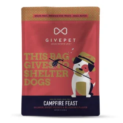 GivePet Campire Feast Salmon, Sweet Potato & Blueberry Dog Treats (11 oz)