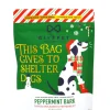 GivePet Peppermint Bark Carob, Molasses & Peppermint Flavor Dog Treats, 6-oz