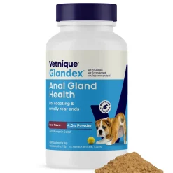 Glandex Anal Gland Support Beef Liver Flavored Powder for Dogs & Cats