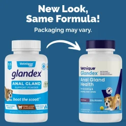 Glandex Anal Gland Support Pork Liver Flavored Powder for Dogs & Cats