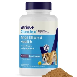 Glandex Anal Gland Support Pork Liver Flavored Powder for Dogs & Cats