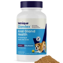 Glandex Anal Gland Support Pork Liver Flavored Powder for Dogs & Cats