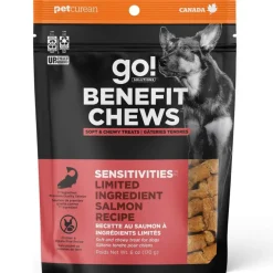 Go! Solutions Benefit Chews Sensitivies Limited Ingredient Salmon Recipe Soft & Chewy Treats for Dogs (6 oz)