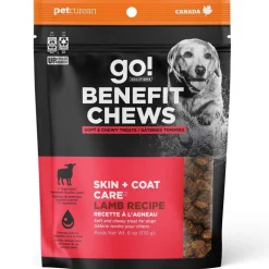 Go! Solutions Benefit Chews Skin + Coat Care Lamb Recipe Soft & Chewy Treats for Dogs (6 oz)