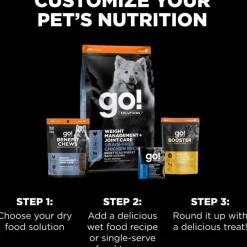 Go! Solutions Benefit Chews Weight Management + Joint Care Chicken Recipe Soft & Chewy Treats for Dogs (6 oz)