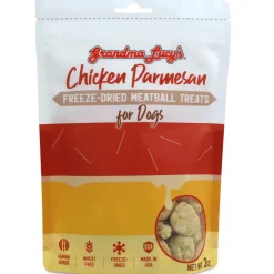 Grandma Lucy Chicken Parmesan Freeze-Dried Meatball Treats for Dogs, 3-oz