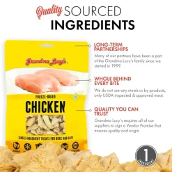 Grandma Lucy's Freeze-Dried Chicken Dog & Cat Treats (3.5 oz)