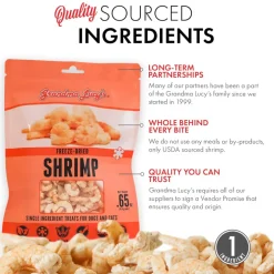 Grandma Lucy's Freeze-Dried Shrimp Dog & Cat Treats