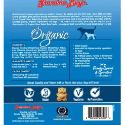 Grandma Lucy's Organic Oven Baked Blueberry Treats For Dogs (14 oz)