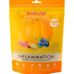 Grandma Lucy's Pumpkin Pouch Inflammation Freeze-Dried Dog & Cat Food Topper for Dogs & Cats - 6oz