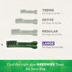 Greenies Aging Care Large Dental Dog Treats, 17 count