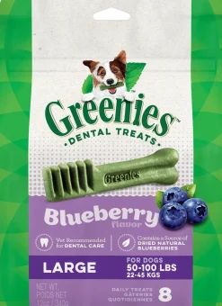 GREENIES Blueberry Large Dental Treats, 8 count