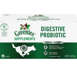Greenies Digestive Probiotic Clinical Strength Supplements for Dogs
