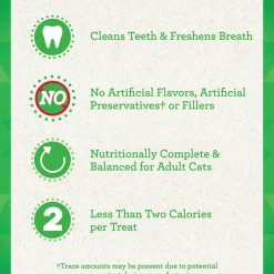 Greenies Feline Catnip Flavor Dental Cat Treats