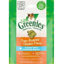 Greenies Feline Oven Roasted Chicken Flavor Dental Cat Treats